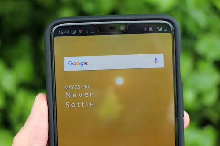como ocultar la muesca del oneplus 6 01