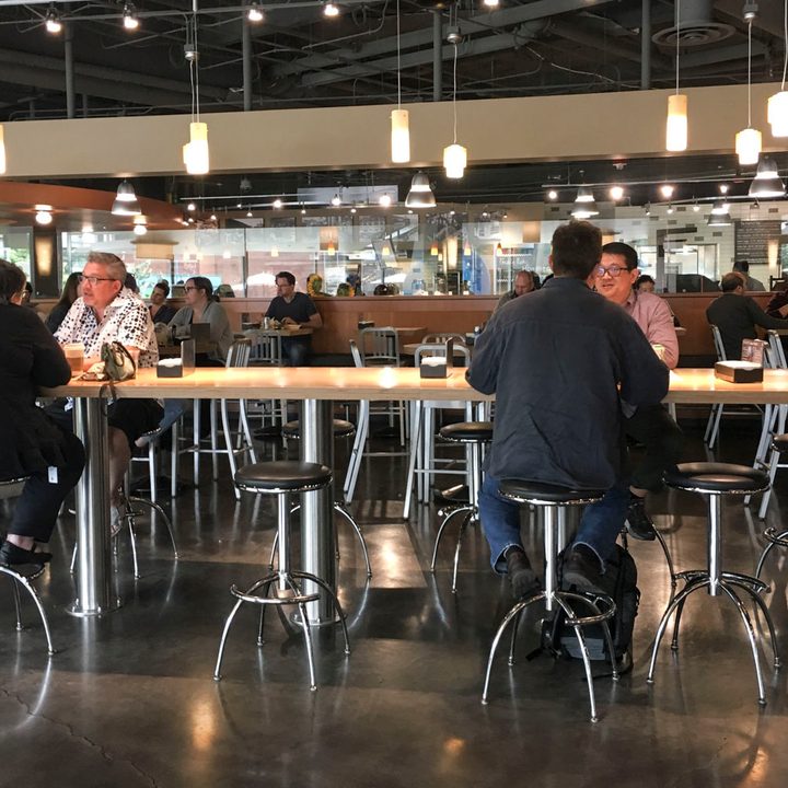 campus microsoft redmond washigton build tour cafeteria9