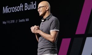 inteligencia artificial microsoft build 2018 ceo satya nadella at in seattle