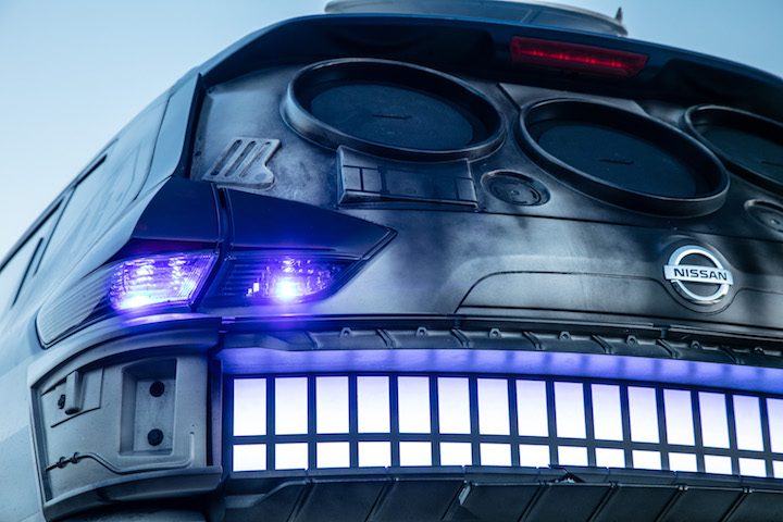 nissan rogue halcon milenario showcases latest star wars themed show vehicle