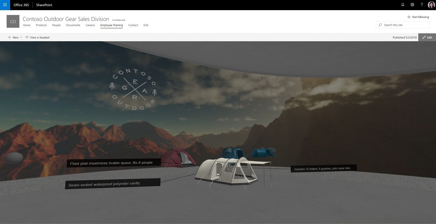microsoft sharepoint spaces realidad mixta 3