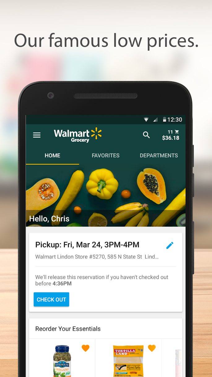 experiencia servicio walmart grocery app 1
