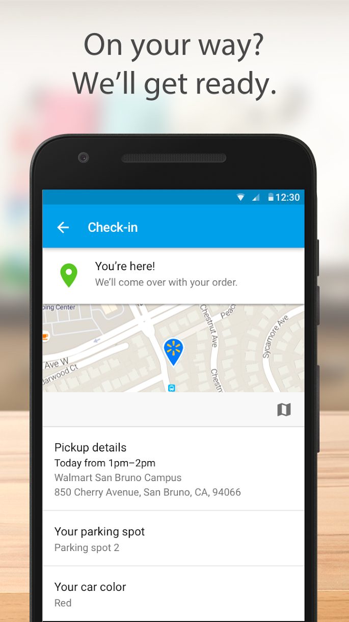 experiencia servicio walmart grocery app 5