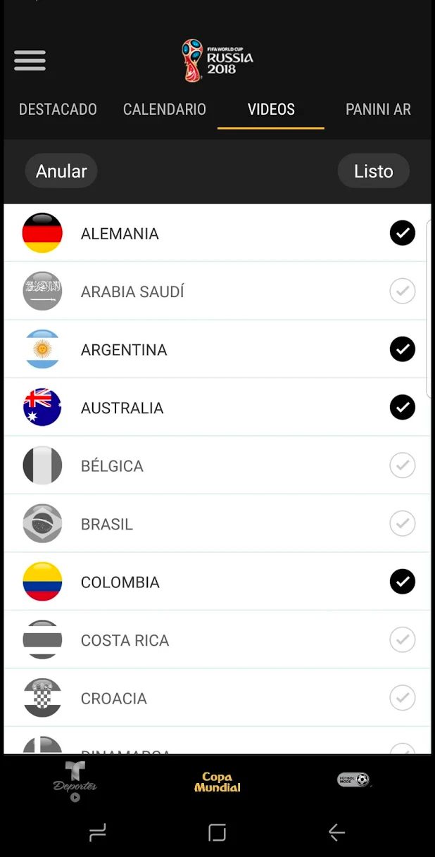 apps para seguir el mundial 2018 telemundo deportes 4
