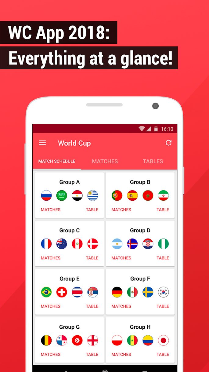 apps para seguir el mundial 2018 wc app 1