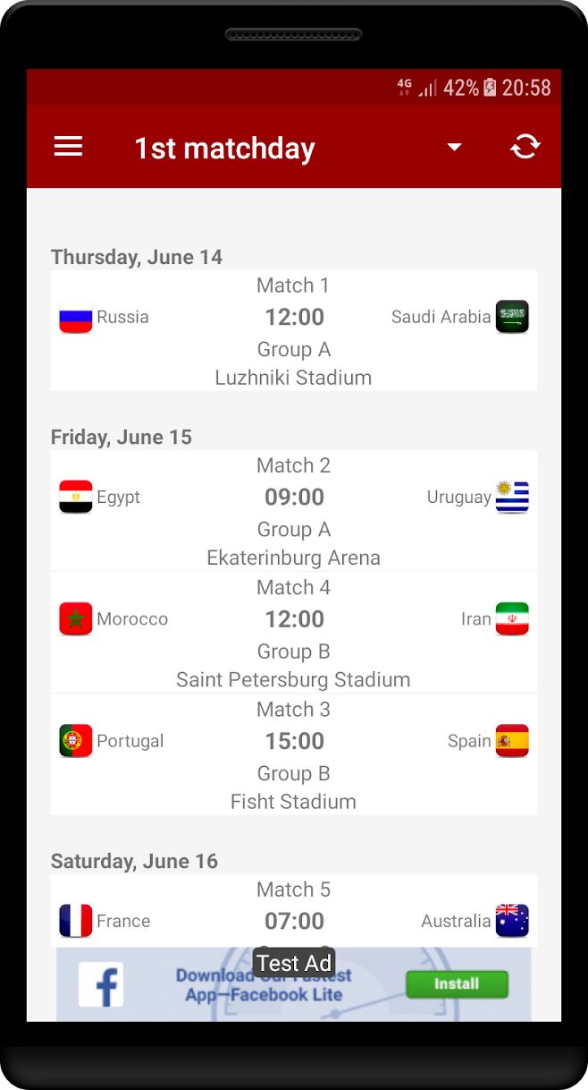 apps para seguir el mundial 2018 world cup rusia app 4