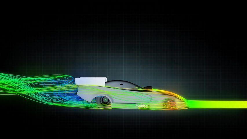 mopar dodge funny car nuevo modelo computational fluid dynamics  cfd were used to simulate and test the interaction of air wi