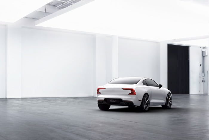 volvo polestar tesla model 3 1 white exterior 34 rear 700x467 c