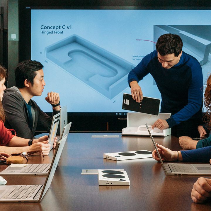 empaque unboxing xbox adaptive controller microsoft packaging design concept meeting