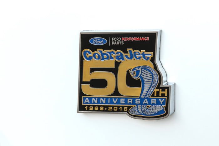 ford mustang cobra jet 2018 50th anniversary badge 700x467 c