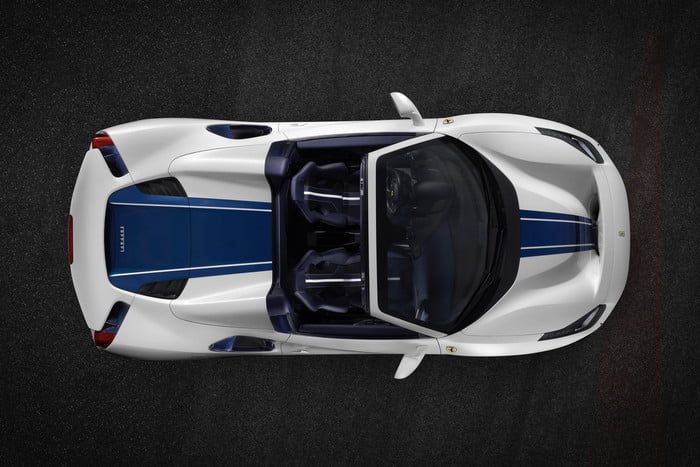ferrari 488 pista spider convertible 6 plan view 700x467 c