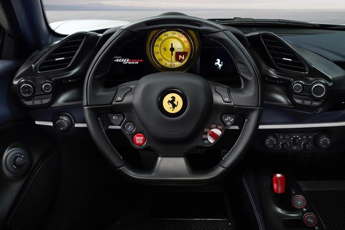 ferrari 488 pista spider convertible 7 interior 700x467 c