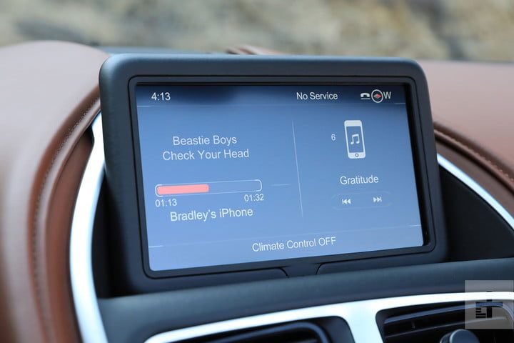 revision aston martin db11 volante 2019 review infotainment 2 720x720