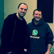Jan Koum y Brian Acton