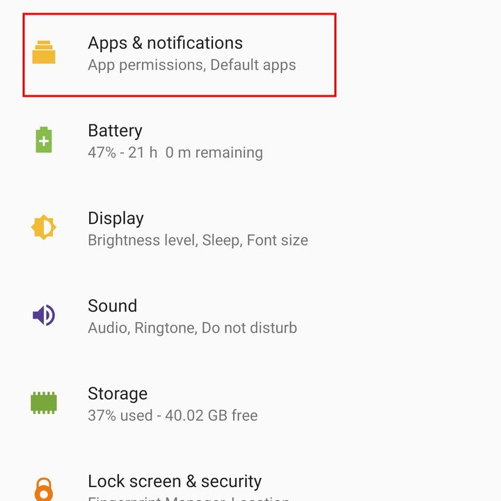ajustes para el sony xperia xz3 16