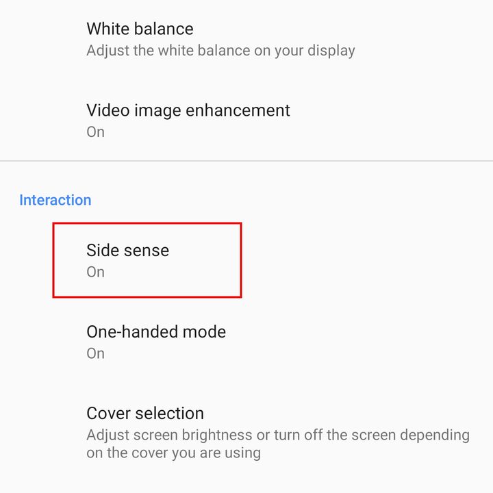 ajustes para el sony xperia xz3 19