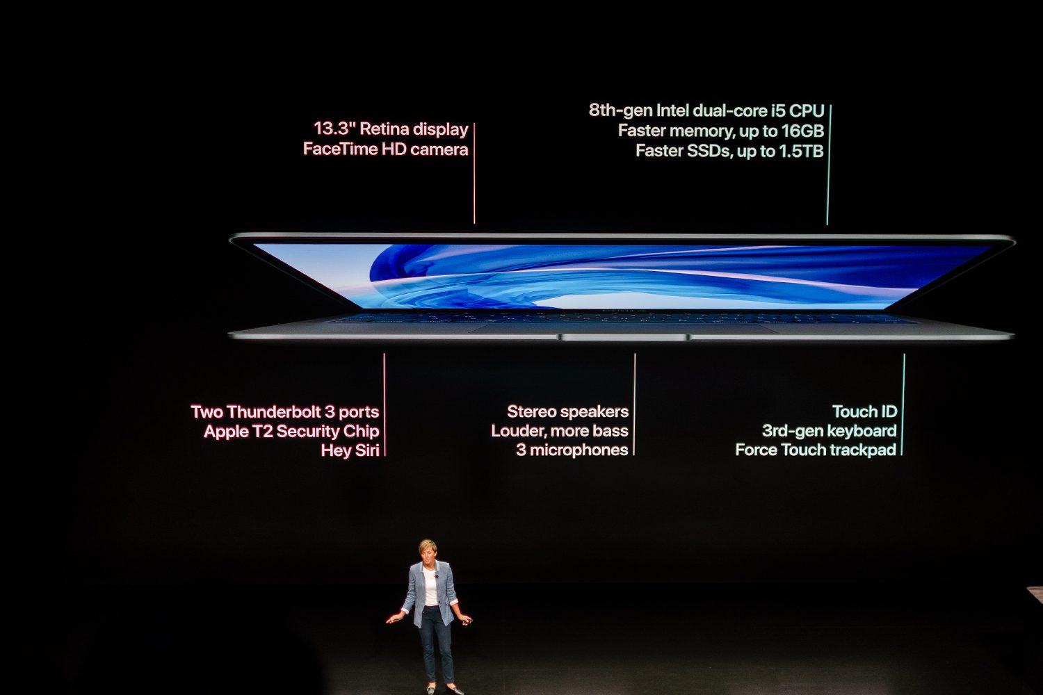 apple presenta macbookair 2018 macbook air retina event 4