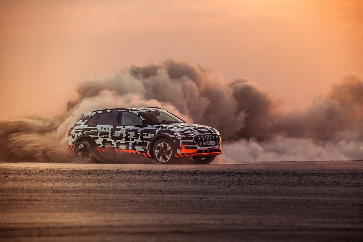 audi e tron electrico off road namibia etron extreme power play dust cloud 1200x800 c