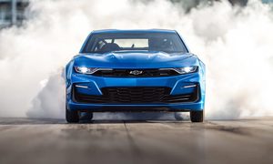chevrolet camaro electrico ecopo conceptual the concept offers an electrified vision of drag racing with electric motor and g