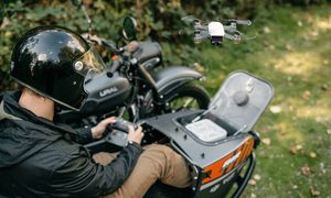 ural air sidecar dron dji spark drone 720x720