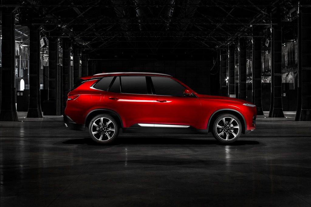 vinfast marca vietnam salon paris beckham suv  side