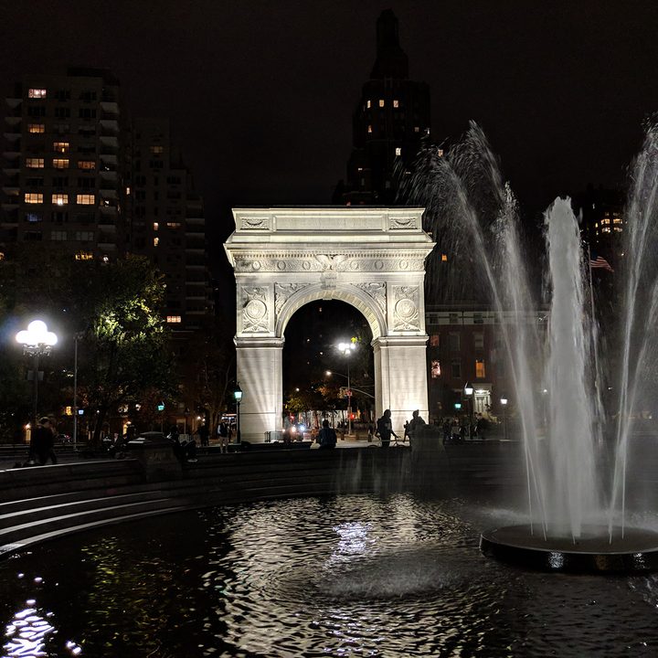 night sight fotos telefonos pixel fountain off