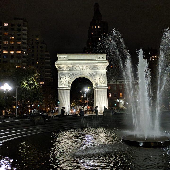 night sight fotos telefonos pixel fountain