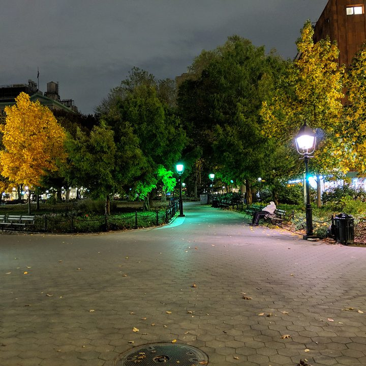 night sight fotos telefonos pixel park