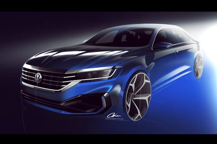 volkswagen passat sedan 2020 sketch 01 700x467 c