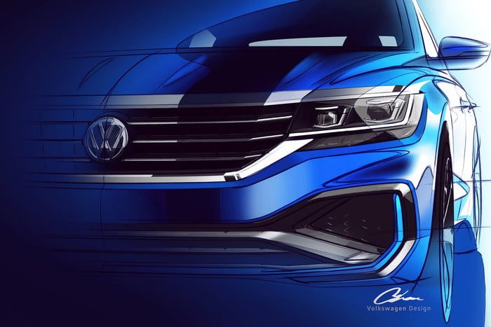 volkswagen passat sedan 2020 sketch 1 700x467 c