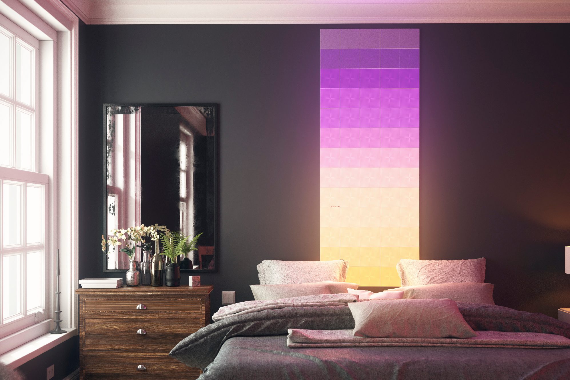 revision paneles luz nanoleaf canvas print