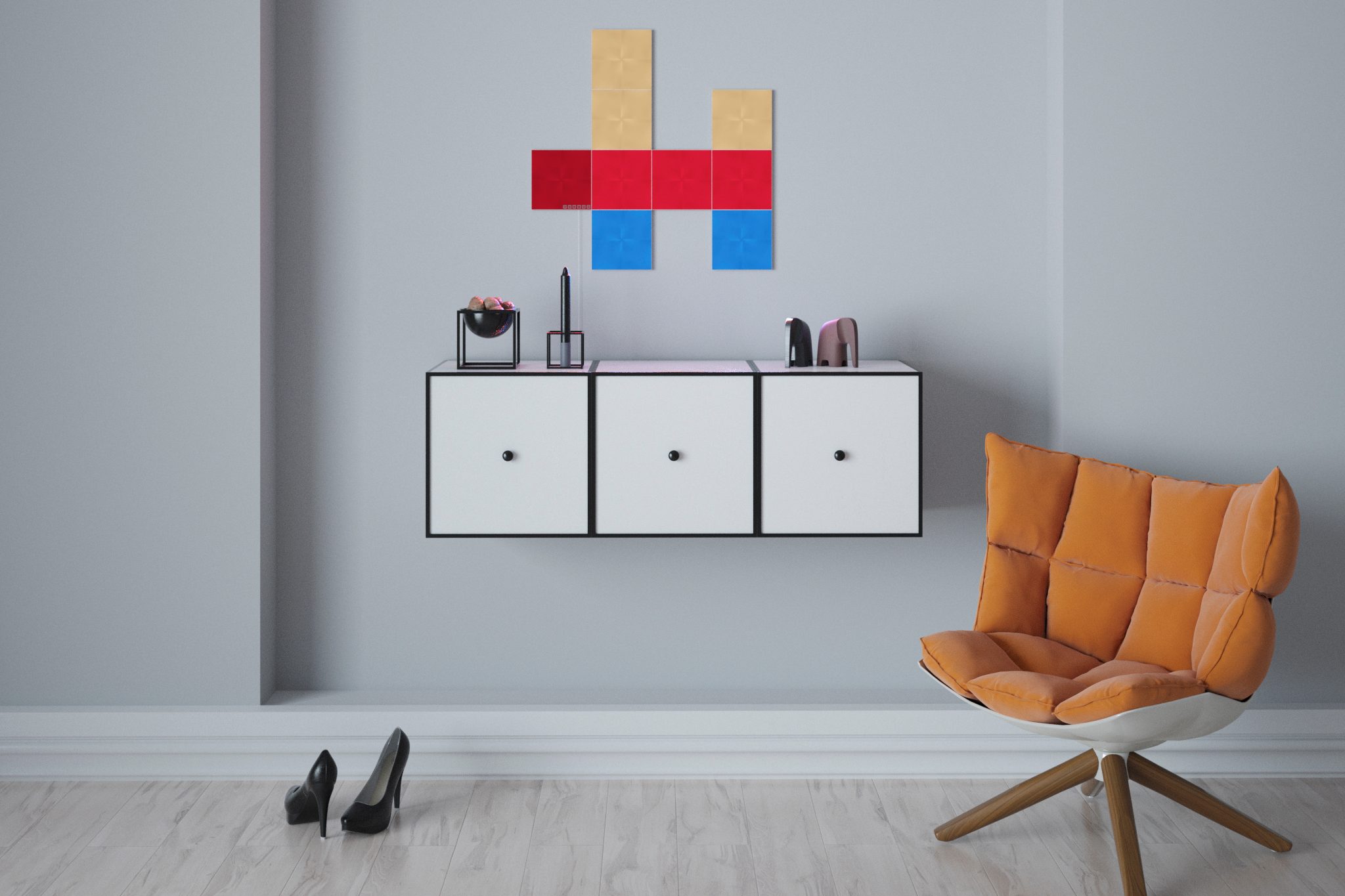 revision paneles luz nanoleaf canvas print