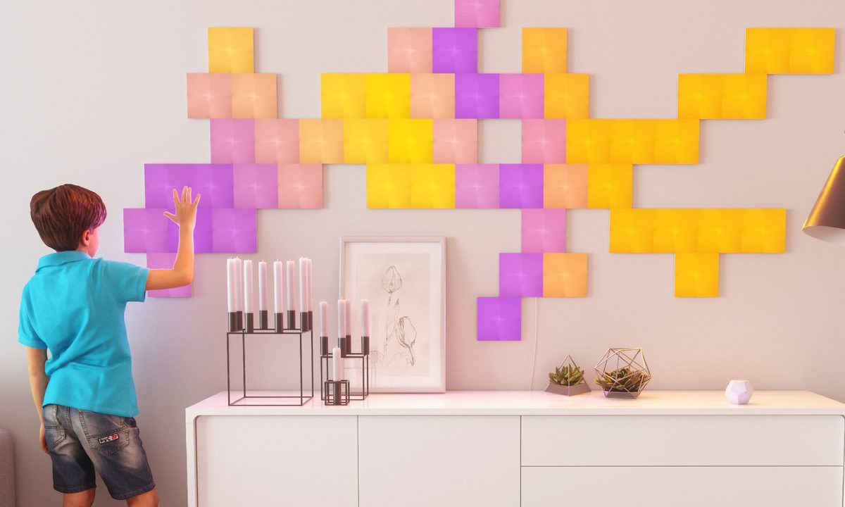 revision paneles luz nanoleaf canvas print