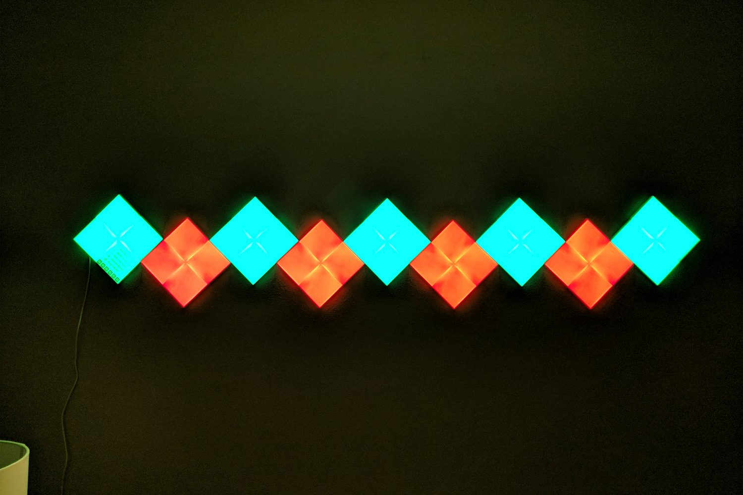 revision paneles luz nanoleaf canvas pannels 16