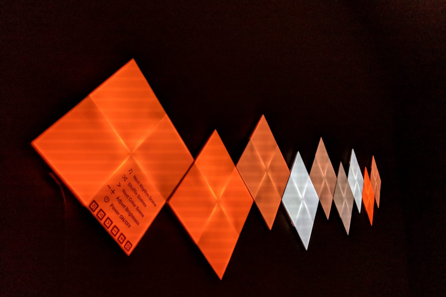 revision paneles luz nanoleaf canvas pannels 9