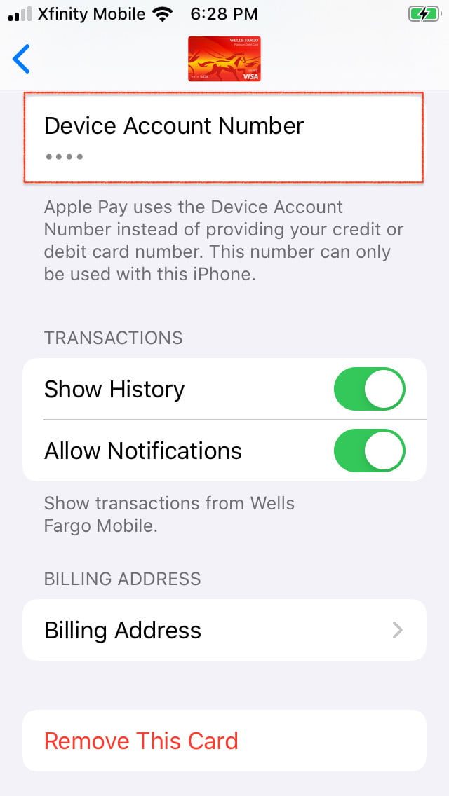 como usar apple pay device account number 2 640x1136