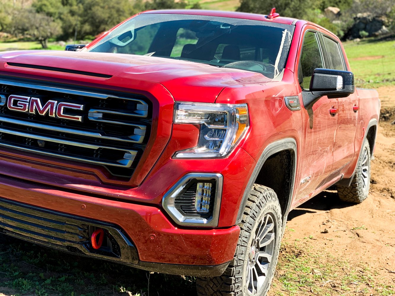 manejando gmc sierra at4 2019 2