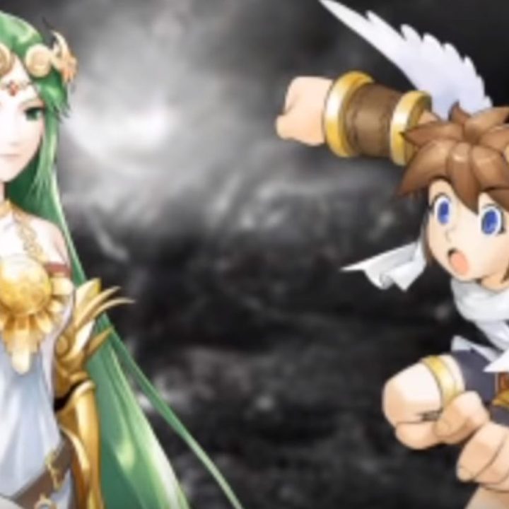 Icarus junto a una dama del Kid Icarus: Uprising.