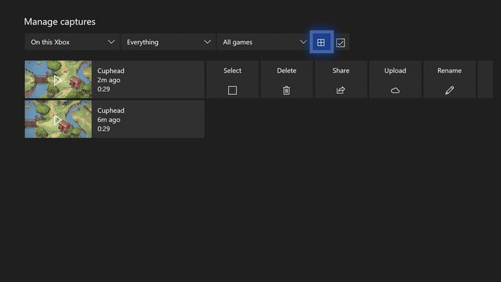 Puedes ver una lista cronológica de todas las jugadas capturadas recientemente.