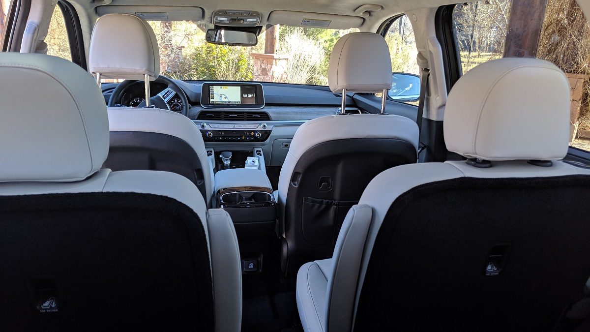 kia telluride 2020 revision por dentro asientos para atras