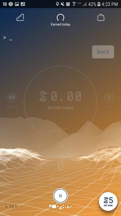 aplicaciones para ganar dinero android ios sweatcoin screen 1 720x720