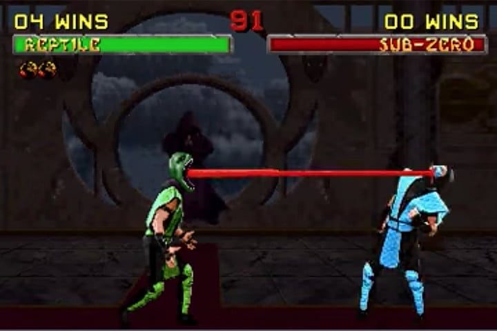 Reptile - Latigazo de lengua | Los mejores fatalities de Mortal Kombat