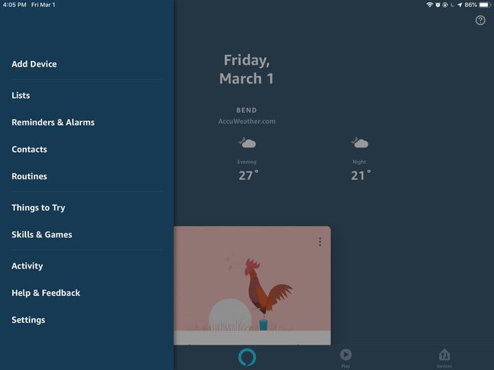 Configura una bocina como centro de una casa inteligente a través de Alexa