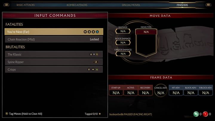 Fatalities de Mortal Kombat 11