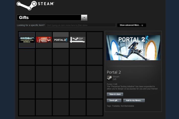 Administra los regalos que desees enviar