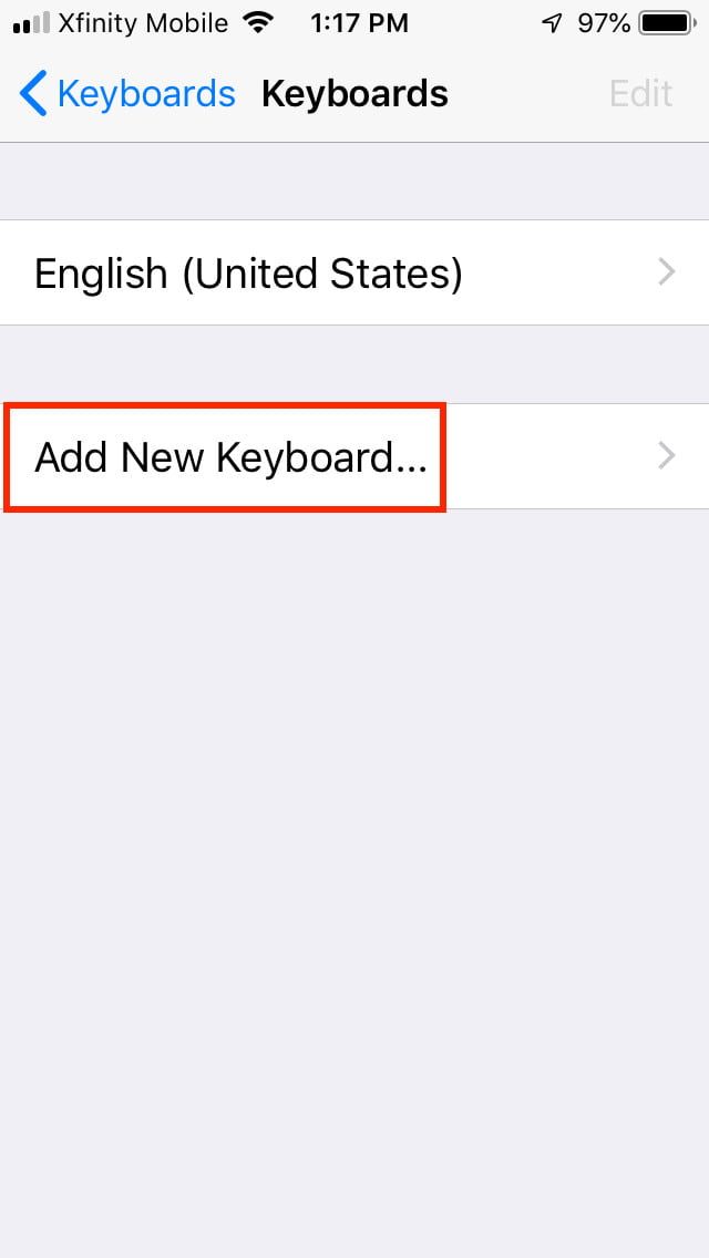 activar el teclado emoji en iPhone