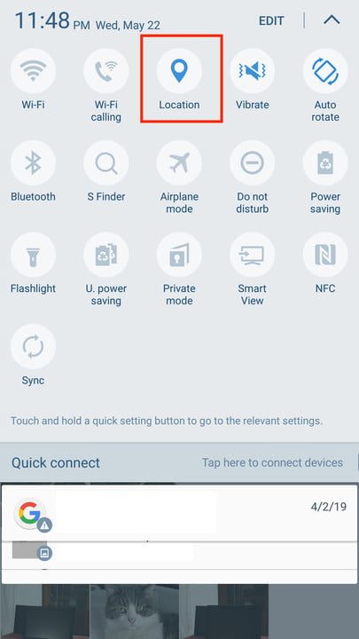 Desactivar servicios de localización