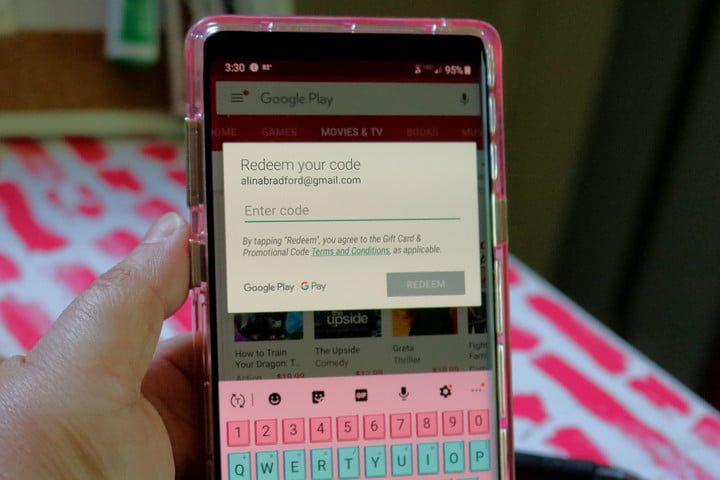 Cómo utilizar una Google Play Gift Card para canjear tu código
