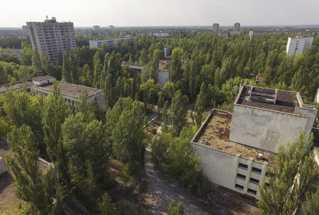 Vista panorámica de Chernobyl.
