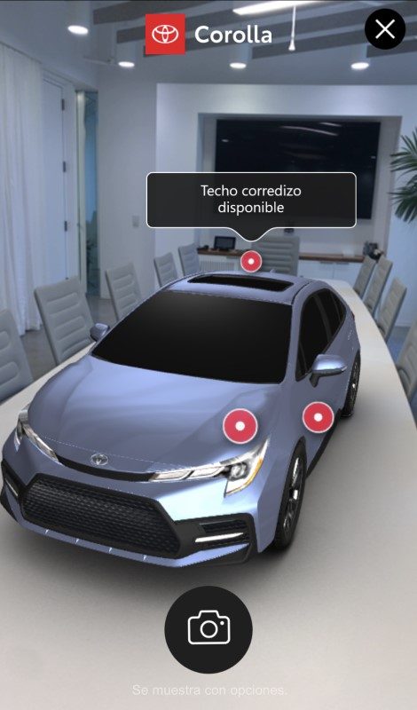 toyota corolla realidad aumentada corrolla ar